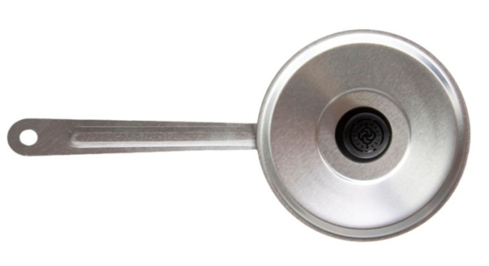 Ковш алюминиевый 1,8л с крышкой, металлическая ручка Калитва 14018