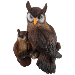 Фигурка садовая из полистоуна Навесные совы 20х7х27,5см Park 169333