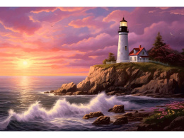 Алмазная мозаика на холсте 30х40см Утро на море НД-2700