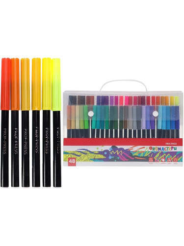 Фломастеры 48 цветов Art Vision ФВ-1474