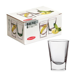 Набор стопок стеклянных Baltic 6шт. 60мл, в п/у Pasabahce Бор 41270