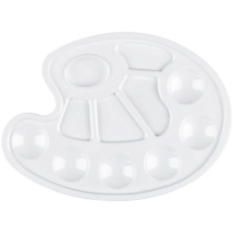 Палитра художника Стамм, 10 ячеек, белый ПА01 082434