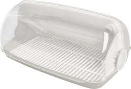 Хлебница пластиковая 5л 41,5х26х18,5см Пышка большая, молочный туман Plast Team РТ267312048