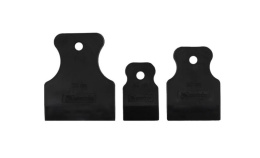 Шпателя набор 3шт. (40-60-80мм) резина черная Matrix 858285