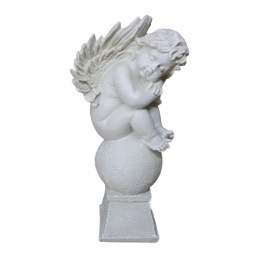 Фигурка садовая из полистоуна Ангел 14х11х41см ТулаСад 697