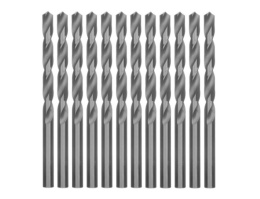 Сверла по металлу  7,0мм набор 10шт. быстрорежущая сталь полированные цилиндрический хвостовик Matrix 71570