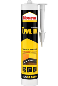 Герметик силиконовый Момент универсальный 280мл прозрачный Момент