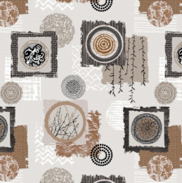 Клеенка столовая на нетканой основе 1,37х25м Grace NE-6418-1