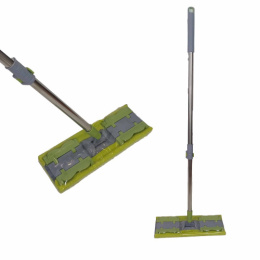 Швабра для пола плоская с насадкой из микрофибры Радужный Дом РД16443