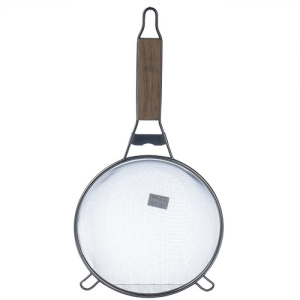 Сито металлическое d-21см с деревянной вставкой в ручке №2