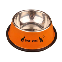 Миска для домашних животных из нержавеющей стали с надписями Радужный Дом ТТ54562