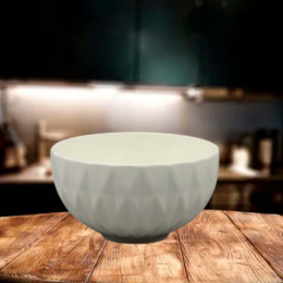 Салатник керамический 150мм Призма, белый Радужный Дом РД22574