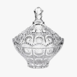 Сахарница стеклянная 110х110х130мм/200мл, в п/у Mey-Ji SK09600900W/SK09600902W