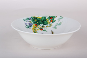 Салатник фарфоровый 150мм/350мл Strawberry Коралл BX2401-6SB