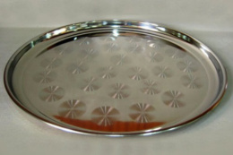 Поднос из нержавеющей стали круглый d-45см Padia RG-5400-01