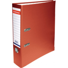 Папка-регистратор 70мм PVC ErichKrause, красный 13618
