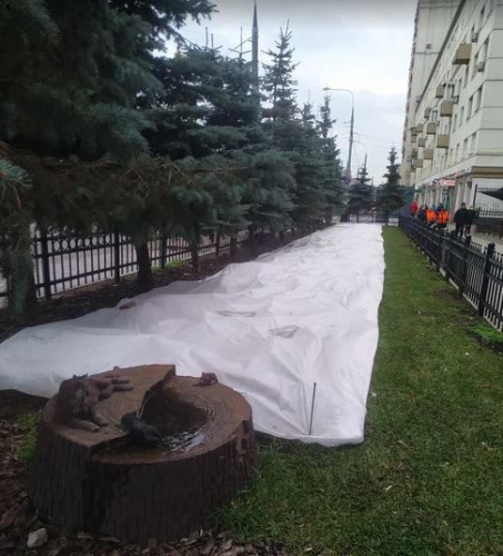 Укрывной материал (спанбонд) фасованный плотность 60 UV 3,2х10м Агротекс