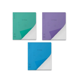 Тетрадь  48 листов ErichKrause Классика Coverpro Vivid Fizzy, пластиковая обложка, Mix-Pack 63796