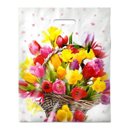 Пакет подарочный ПВД 38х47см 60мкм Хорошее настроение ПВ3847ХН