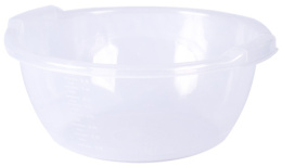 Таз пластиковый круглый  9л мерный прозрачный, цвета в ассортименте Ар-Пласт 03053