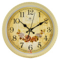 Часы настенные круглые d-35см желтый Atlantis 2148H11