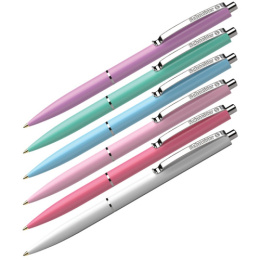 Ручка шариковая автоматическая Schneider K15, синяя, 1мм, пастель ассорти 304941,130840