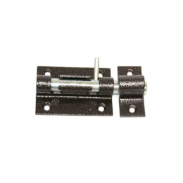 Засов круглый Делга, серебро, универсальный Делга 2046