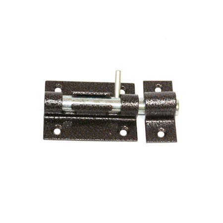 Засов круглый Делга, серебро, универсальный Делга 2046