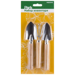 Набор цветочный 3 предмета: совок 2шт., рыхлитель Park HG0343/274007