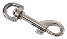 Карабин бытовой никелированный 67мм 118010