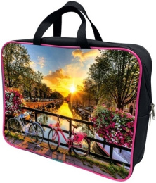 Папка-портфель детский А4 Romantic, на молнии, с ручками LAMARK023 128/708882