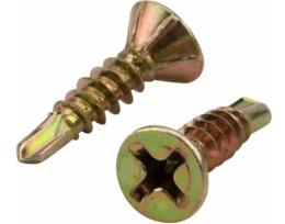 Саморез оконный 3,9х35 желтопасив.сверло 278-3935