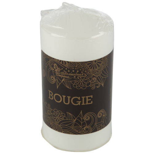 Свеча бочонок 50х100мм Deco, белый Волшебная страна 007888