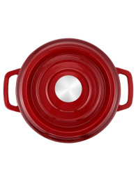 Кастрюля чугунная  3,6л эмалированное покрытие My real iron cook MCE5363