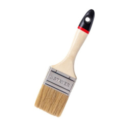Кисть плоская Euro  63мм, 2,5", натуральная щетина, деревянная ручка Stayer 0102-063