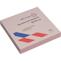 Блок самоклеящийся 76х76 розовый 100 листов Attomex 2010712