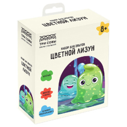 Набор для творчества Опыты. Цветной лизун Три совы EX176T