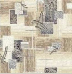 Коврик напольный на войлочной основе с низким ворсом Принт  80х150см p2171/a2p