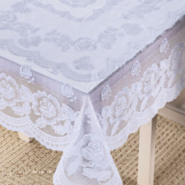 Клеенка - скатерть ажурная Lace 120х150см 10шт. в рулоне Grace LP-1026U