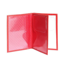 Обложка для автодокументов и паспорта, кожа 02-027-0651