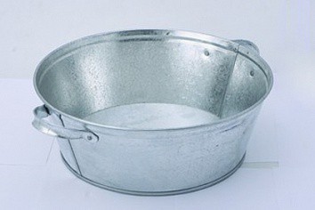 Таз оцинкованный круглый  9л Магнитогорск