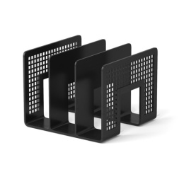 Подставка для бумаг ErichKrause Classic, пластиковая, черная 8070