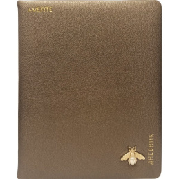 Дневник универсальный твердая обложка Devente Bronze Color With Decoration, обложка из искусственной кожи 2021031