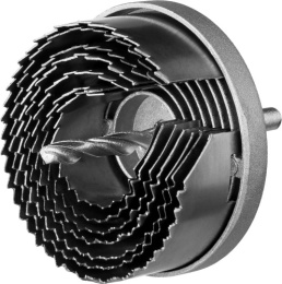 Сверла по дереву набор  7шт. кольцевых (сегментных) 26-32-38-45-50-56-64х23мм Stayer 2956-1