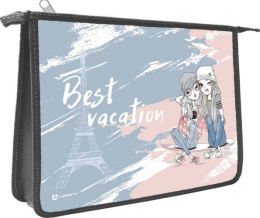 Папка для тетрадей А5 на молнии Lamark Vacation 128/7089909