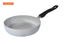 Сковорода алюминиевая 18см без крышки пластиковая ручка Scovo МТ-024