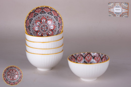 Набор пиал фарфоровых 6шт. 330мл, в п/у Коралл 8228