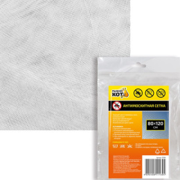 Сетка антимоскитная на липучках 120см х 0,8м Рыжий кот MWN-03/311264