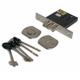 Замок врезной Меттэм ЗВ8 852.0.0, 5 ключей Меттэм 32919