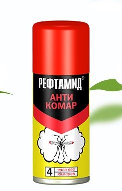 Аэрозоль от комаров 145мл Антикомар Рефтамид Р6